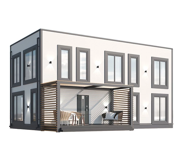 Интерьер Быстровозводимый дом LIGHT 148 БЕЛЫЙ